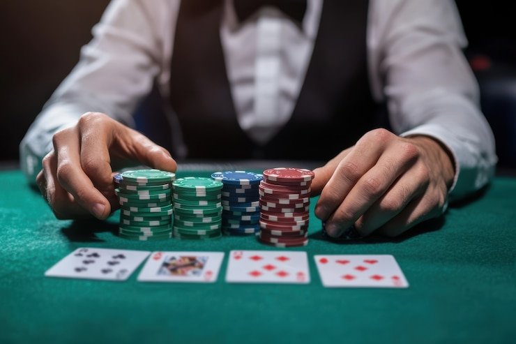 banjartoto Asia Gaming live-dealer studio with professional dealers and multi-camera setup